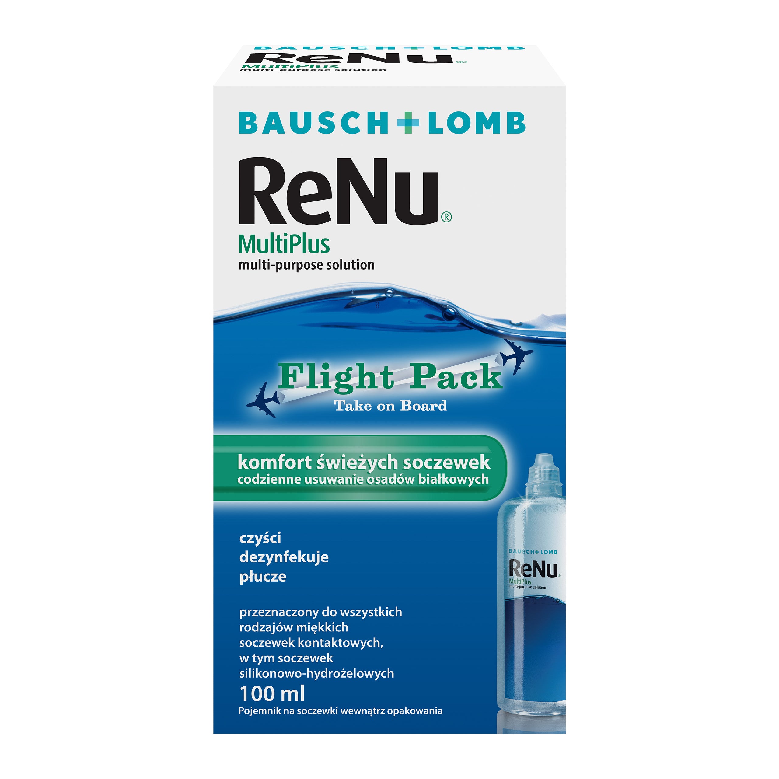 Płyn do pielęgnacji soczewek kontaktowych Bausch + Lomb ReNu® MultiPlus 100 ml
