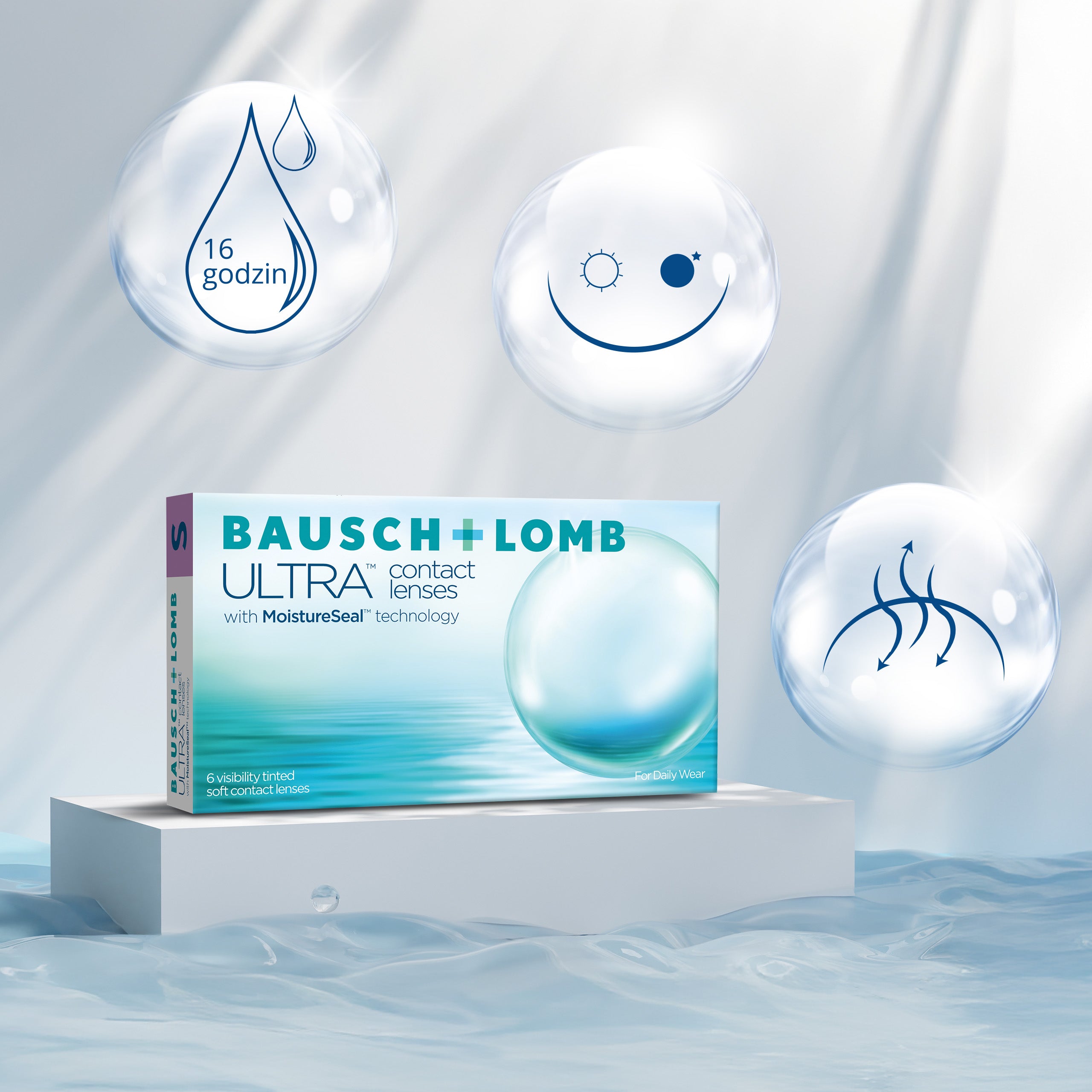 Soczewki miesięczne Bausch + Lomb ULTRA® BC8.7 6 szt.
