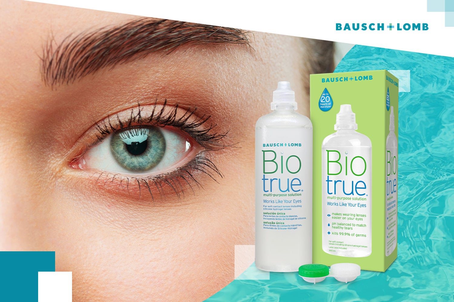 Czym charakteryzuje się wielofunkcyjny płyn do soczewek Biotrue®?