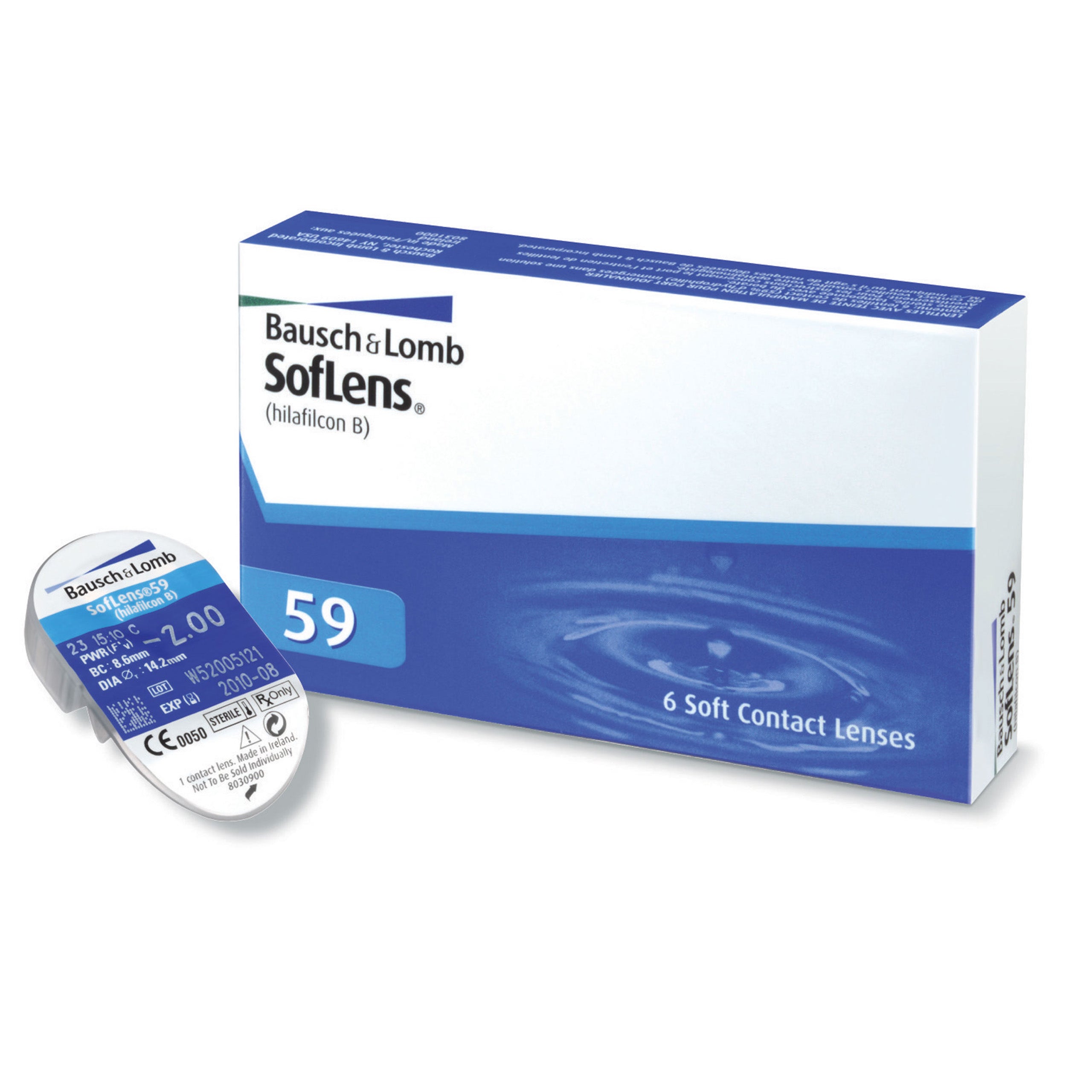 Soczewki miesięczne Bausch + Lomb SofLens® 59 6 szt.
