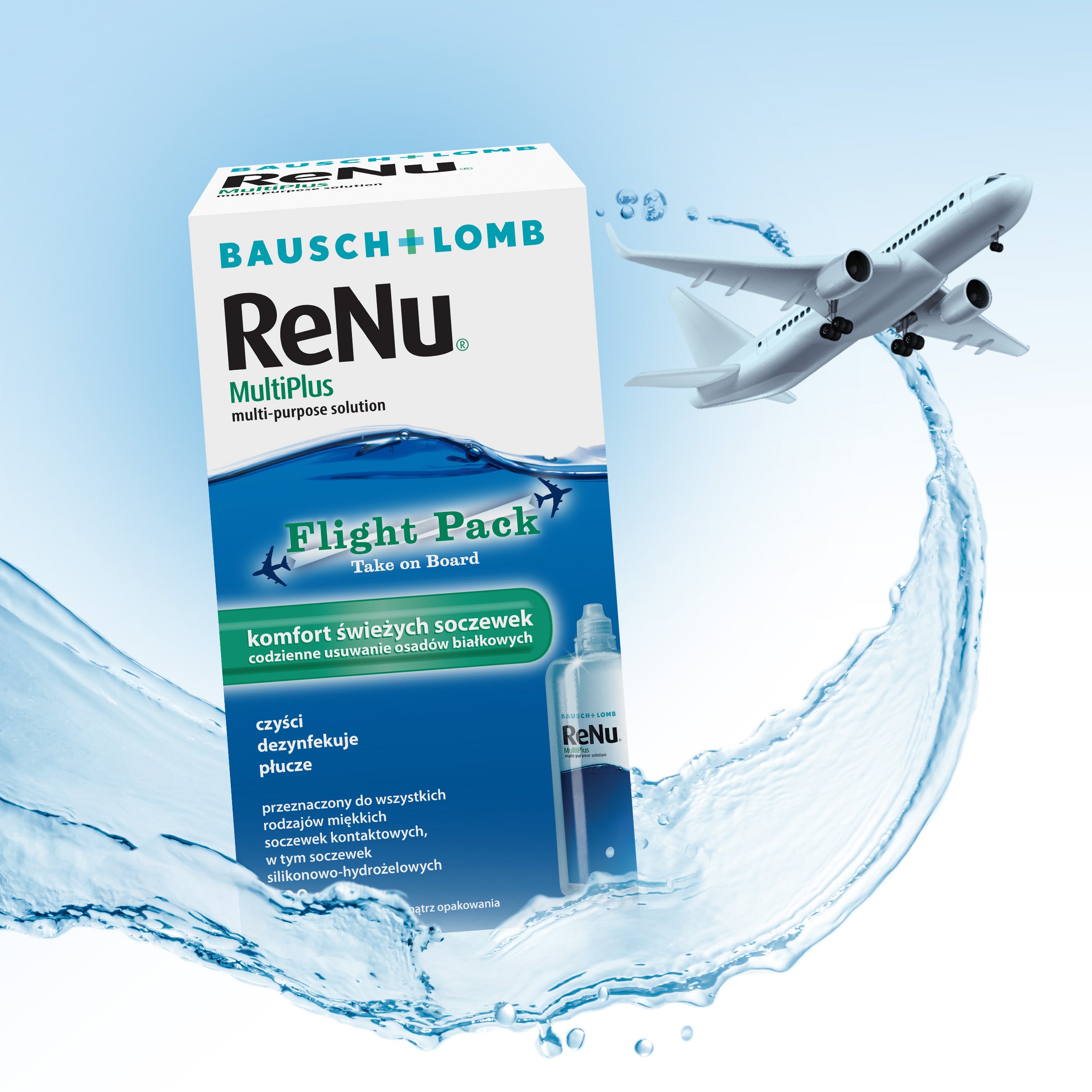 Płyn do pielęgnacji soczewek kontaktowych Bausch + Lomb ReNu® MultiPlus 100 ml