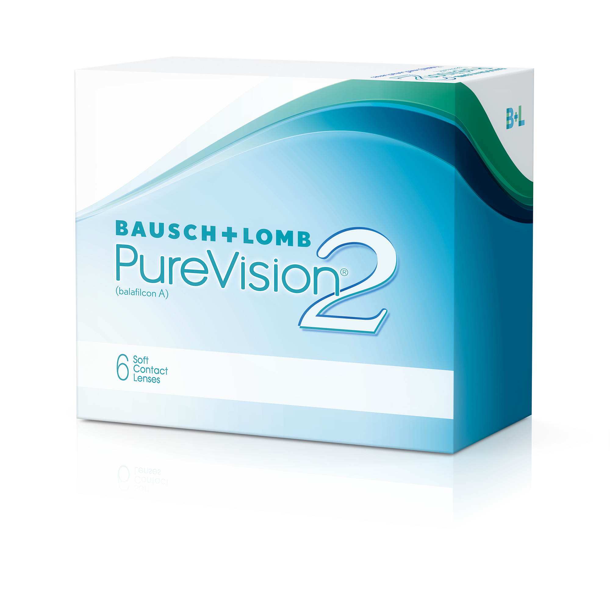 Soczewki miesięczne Bausch + Lomb PureVision® 2 6 szt.